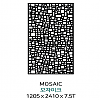 PVC래티스 데코스크린 모자이크 2410×1205×7.5