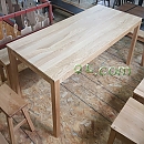 화이트오크원목가구[Oak]-테이블 1800×800×720